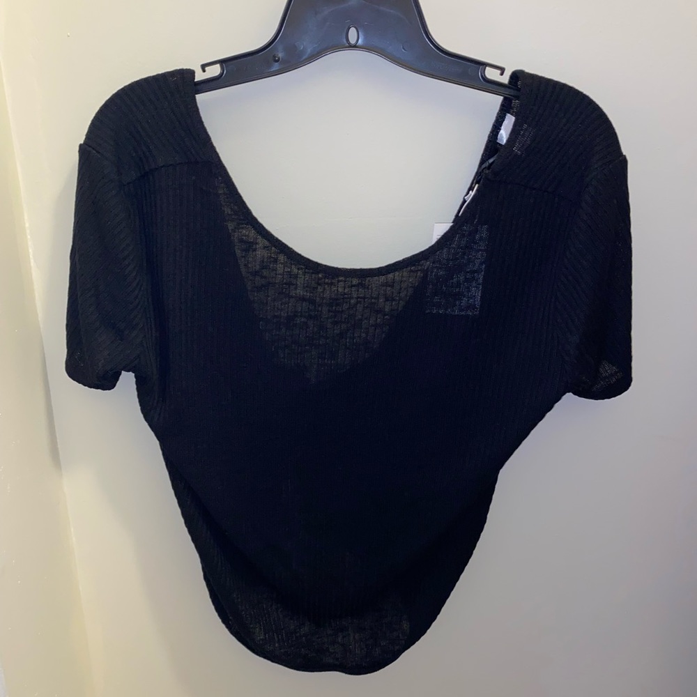 Cute top with open back